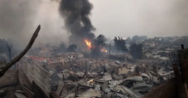 চিলির দাবানল